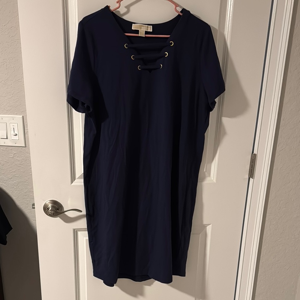 Navy Dress Michael Kors